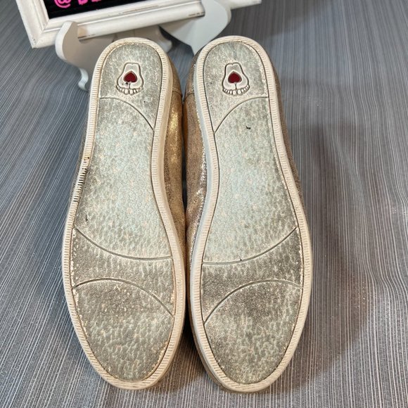 BOBS by Skechers PLUSH champagne slip ons shoes - 8 - Picture 8 of 9